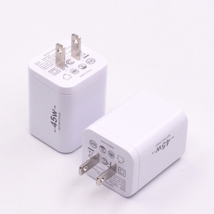Caricabatterie USB <span class=keywords><strong>C</strong></span> GaN 45W Personalizzato all'Ingrosso, Blocco di Ricarica Rapida Tipo <span class=keywords><strong>C</strong></span> per <span class=keywords><strong>iPhone</strong></span> e Samsung - Product Image 6