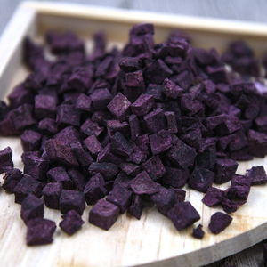 Cubes de patate douce violette déshydratés 500g, nourriture écologique pour petits animaux, pour hamster, lapin, chinchilla - Product Image 2