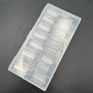 Nouveau 15 tailles pour ongles orteils Extension Edge Reverse Popit <span class=keywords><strong>Capsule</strong></span> <span class=keywords><strong>Ongle</strong></span> Upper Dual Form Nail Tips - Product Image 6