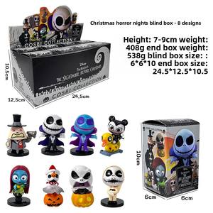 Juguete caliente la pesadilla antes de Navidad parte 2 Jack Skellington figura de acción coche adornos de Halloween COSBI caja ciega Mini muñeca - Product Image 2