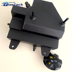 Réservoir d'expansion de liquide de refroidissement FlowTech en alliage d'aluminium noir pour BMW F90 M5 F91 F92 M8 S63, résistance aux hautes températures, amélioration du système de refroidissement - Product Image 4