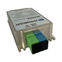 Récepteur optique passif mini HONDAO FTTH CATV OR4060PM avec WDM, sortie RF élevée, utilisation en ingénierie, diverses options de connecteurs