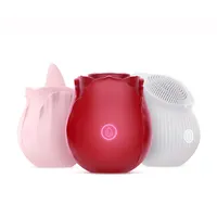 Pembe gül vibratör dil yalama yetişkin vibratör emme seks oyuncak kadınlar için 2021 kırmızı gül vibratör seks oyuncakları ürün