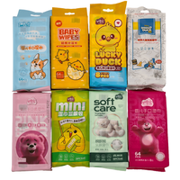 Lingettes humides à base d'eau, 64 pièces, multi-pack, non parfumées, lingettes nettoyantes pour les mains et le visage, mini lingettes de poche, douces, non tissées, jetables