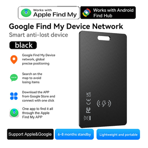 Siêu Mỏng Phổ Dual-Hệ Thống Định Vị Toàn Cầu Có Thể Sạc Lại Mục Finder Định Vị Ví Tracker Thẻ Cho Apple Và <span class=keywords><strong>Android</strong></span> - Product Image 3