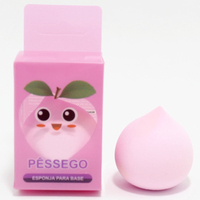 JLY OEM Fruitvormige Gezichtspoeder Make-up Sponzen Diverse Kleuren Modellen Hydrofiele Wasbare Blender Set Aangepaste Logo