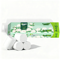 Paquet en vrac de 5 plis de haute qualité 84 rouleaux de papier toilette de marque privée vente en gros de rouleau de papier toilette domestique