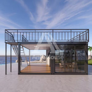 Rumah baja prefabrikasi 3 kamar tidur desain Modern rumah kecil rumah rumah Modern rumah kabin gudang dengan kamar mandi - Product Image 6