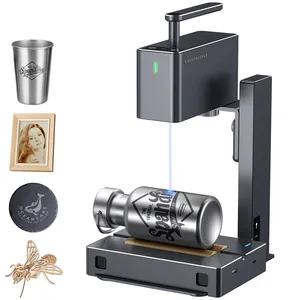 Laserpecker 2 PRO with Third Axis for Cylindrical Engraving Tumbler Engraving Wood Leather Plastic Acrylic with Painting
