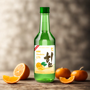 Soju de haute qualité coréenne traditionnelle boisson aromatisée fruits prêt boisson bouteille emballage en gros Vietnam fabricant - Product Image 2