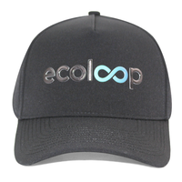 Gorra de 5 Paneles de Poliéster de Secado Rápido y Transpirable de Alta Calidad HS41, con Visera Curva, Logotipo con Impresión Holográfica Personalizada, Unisex, para Ciclismo y Senderismo