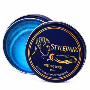 Cire coiffante professionnelle hypoallergénique à tenue forte pour ondulations profondes, définition des 360 Waves pour hommes noirs, usage barbier - Product Image 6