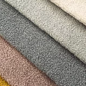 Tissu en velours bouclé Teddy imprimé à boucles particulières anti-boulochage pour textiles de maison, vêtements, coussins et jouets - Product Image 2