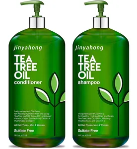 JYH tea tree shampoo and conditioners oil control nourish moisturizing hydrating hair care