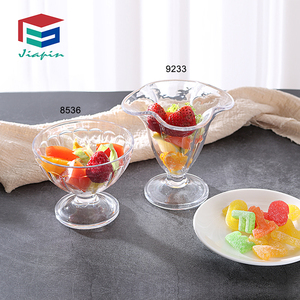 Copo de Sundae Inquebrável de 200ml, Copo de Plástico Transparente para Sobremesas ao Ar Livre, Copo Redondo Reutilizável para Sorvete - Product Image 3