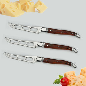 <span class=keywords><strong>Couteau</strong></span> <span class=keywords><strong>à</strong></span> fromage <span class=keywords><strong>Laguiole</strong></span> en acier inoxydable avec manche en bois, écologique, double usage pour le fromage et le <span class=keywords><strong>beurre</strong></span> - Product Image 3