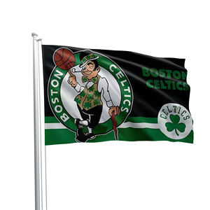 2023 <span class=keywords><strong>NBA</strong></span> Champion Celtics Drapeau <span class=keywords><strong>Boston</strong></span> Celtics Drapeau Standard 3x5 Ft Banner Drapeau Extérieur - Product Image 1