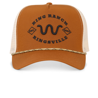 Gorras Trucker Ajustables Personalizadas con 5 Paneles y Diseño 3D Integrado de King Ranch, Kingsville, Texas, Sin Tarifa