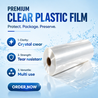 Film thermorétractable POF souple, écologique, haute transparence, haute résistance à la traction, antistatique, recyclé PCR pour l'électrique et les produits chimiques quotidiens