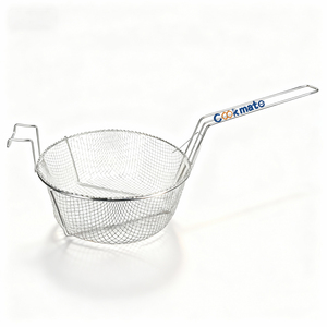 Sâu Fry Giỏ thép không gỉ vòng với Hook cho pháp khoai tây chiên & thoát nước - Product Image 1