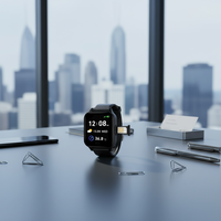Reloj Inteligente para Personas Mayores 2025 QC V14 2032 4G con Rastreador SOS, Pantalla TFT de 1.57'', Carcasa Cuadrada de Silicona, Resistente al Agua IP68, Alerta de Caídas y Geocerca