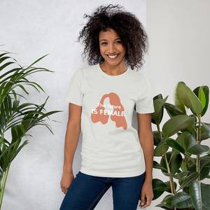 T-shirt féministe pour femme, coupe classique, 100% coton, col rond, manches courtes, imprimé, design d'autonomisation féminine, toutes saisons - Product Image 3