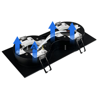 Promotion : Support de lampe LED GX53 double tête personnalisé, 5W, 7W, 9W, pour spots de plafond encastrés carrés GX53