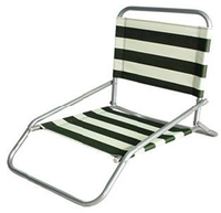 Chaises de camping pliantes multifonctionnelles pour l'extérieur, confortables, légères, pour la pêche, la plage, en métal
