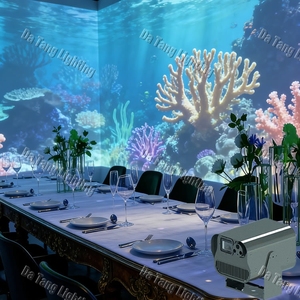 Système de projection immersive holographique 3D pour restaurant, table interactive et projection murale - Product Image 2