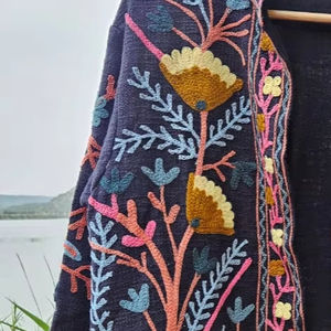 New Women's Winter Type Handmade <b>Quilted</b> Cotton Coat Indian TNT Suzani <b>Jacket</b> Boho Women Coat, Gift For Her - Product Image 3