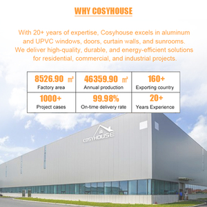 Cử<span class=keywords><strong>a</strong></span> sổ nhôm với kính cường lực đôi cách âm mở cử<span class=keywords><strong>a</strong></span> sổ mở nhiệt cho dân dụng và thương mại - Product Image 6