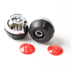 Pommeau de levier de vitesse de voiture rouge miroir 6 vitesses Fiat en alliage d'aluminium design ergonomique - Product Image 3
