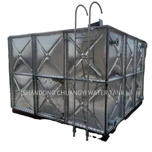 Factory Price 100000 Gallons Assembled Steel Galvanized Water Tank For Potable Water Vessel For Irrigation