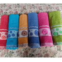 Custom Embroidered Terry Cotton Bath Towels 300 GSM 70-140cm | Factory Direct OEM Supply