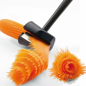 Cortador Espiral Manual al por Mayor, Cuchillo de Cocina, Herramienta para Frutas con Decoración Floral para Zanahorias - Product Image 4