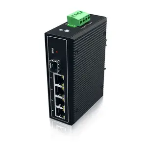Hot Koop Mini Smart Unmanaged 10/100M 6 4 Poort Din Rail Ethernet Industriële Schakelaar Apparaat Hub, beste Netwerk Switch Merken Prijs
