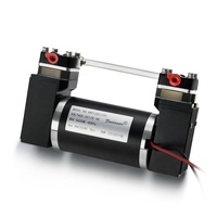 Bomba de pistón de acero inoxidable de alta presión ARP12DC12P, bomba de pistón oscilante sin aceite de 30 LPM, bomba de vacío de doble cabezal de 12 V 24 V