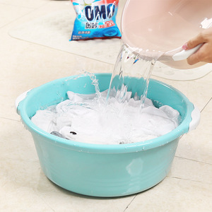 <b>Round</b> Plastic <b>Basin</b> Thickened Wash <b>Basin</b> For Home Laundry And Foot Care Durable - Product Image 2