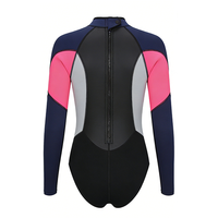 DIVESTAR Baju Selam Surfing Grosir Satu Potong Baju Freediving Neoprena Bernapas dengan Cetakan Depan dan Ritsleting Belakang yang Fleksibel untuk Surfing