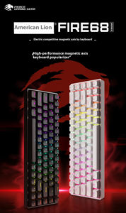 Clavier de jeu filaire mécanique à axe magnétique Jade Ultra FGG MAD Fire68 avec gravure latérale, accessoires pour joueurs <span class=keywords><strong>PC</strong></span> - Product Image 5