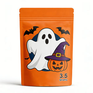 Bolsas de pie personalizadas de grado alimenticio para dulces comestibles de 28g, 7g, 3.5g, reutilizables, de BOPP/VMPET/PE con cierre de cremallera - Product Image 6