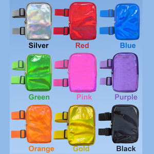 홀로그램 PU 여성용 카니발 레그백, 체육관 휴대폰 파우치, 하이킹 허리 가방 (조절 가능한 스트랩 포함) - Product Image 4