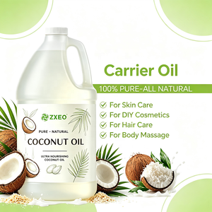 Huile de Coco 100% Pure Pressée à Froid, Huile Végétale Naturelle pour Peau, Cheveux, Massage, Hydratant, Nourrissant, <span class=keywords><strong>Anti</strong></span>-Âge, Vente en Gros - Product Image 2