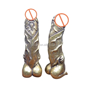 Statue de <span class=keywords><strong>Phallus</strong></span> en Laiton - Art Sculptural Artisanal pour Collectionneurs, Décoration ou Occasions Spéciales - Product Image 1