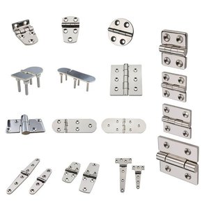 Charnière <span class=keywords><strong>marine</strong></span> en acier inoxydable 316, résistante à la rouille, robuste, à montage encastré, polie miroir, sans soudure, pour porte de bateau - Product Image 6