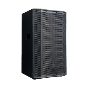 Haut-parleur actif professionnel 2 voies 15 pouces noir en bois avec amplificateur de puissance DSP, grille métallique, haute qualité sonore, pour diverses occasions - Product Image 2