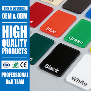 Wholesale Customized 3mm Cast <strong>Acrylic</strong> Sheet Color <strong>Plastic</strong> Sheets with Manufacturer's Processing Engraving Cut Size - Product Image 1