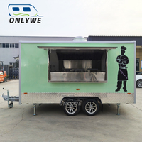 Onlywe Groothandel Hotdog Kar Hamburger Food Trailer Mobiele Food Truck Te Koop Koffie Truck Mobiele Koffie