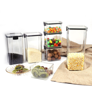 Food Preservation Snack Moisture-proof Plastic Sealed Tank Food Storage Containers For Kitchen