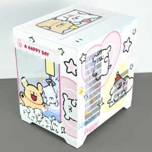 Chien maltais personnalisé MicroATX mi tour boîtier d'ordinateur métal 240 refroidissement par eau vue sur la mer support de <span class=keywords><strong>chambre</strong></span> personnage d'anime en Stock - Product Image 4